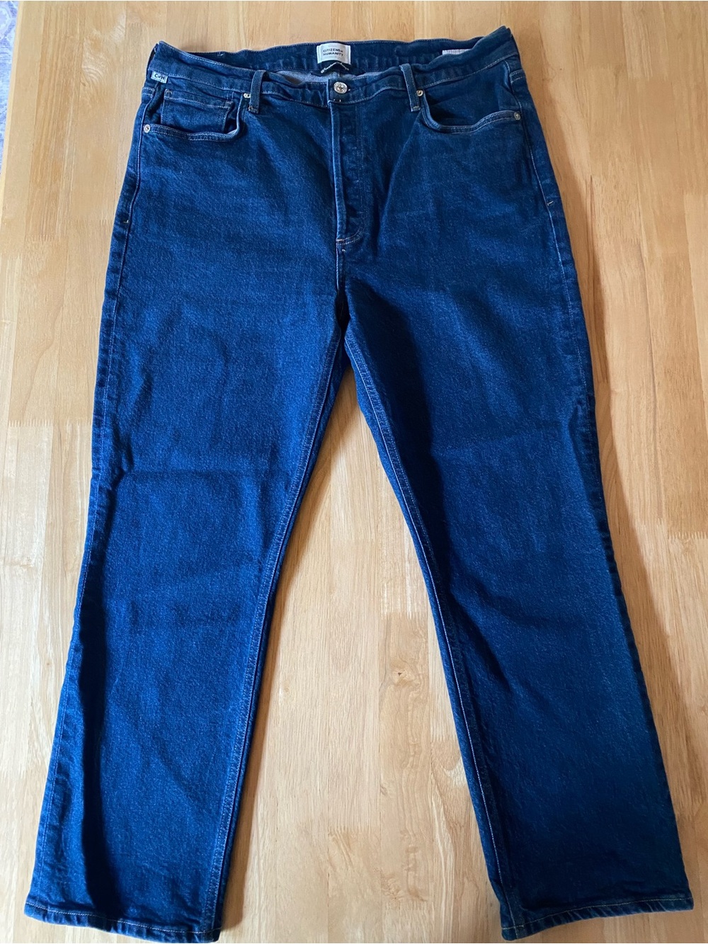 Citizens Of Humanity Jolene High Rise Straight Leg Jeans Womens Size 33